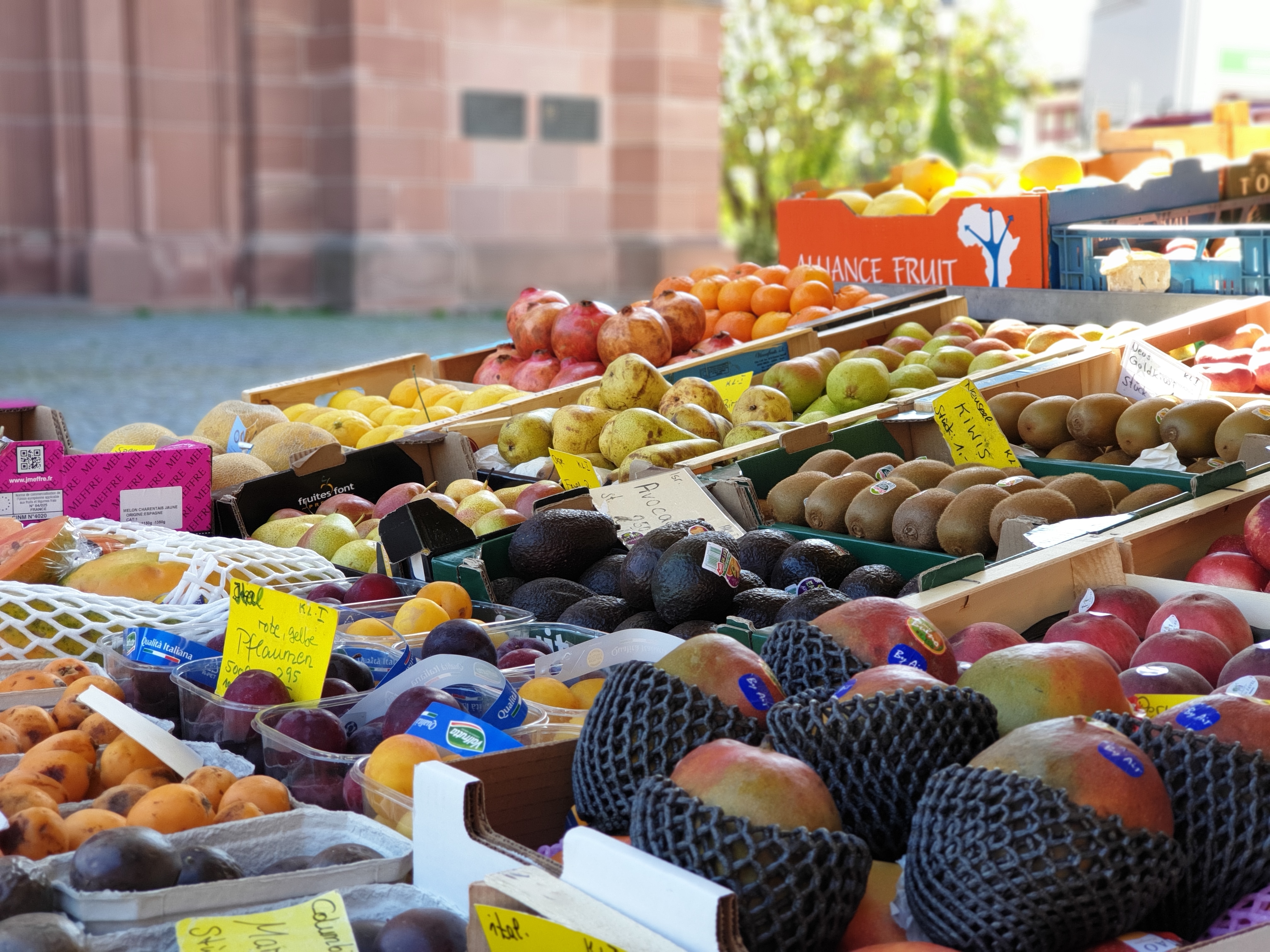 Wochenmarkt Obst