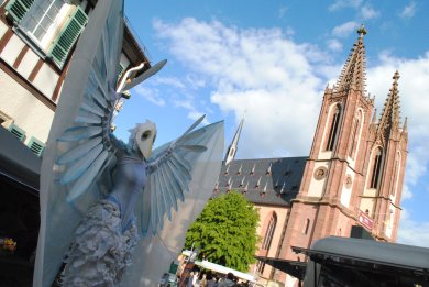 Vogel Walking Act Muttertagsfest