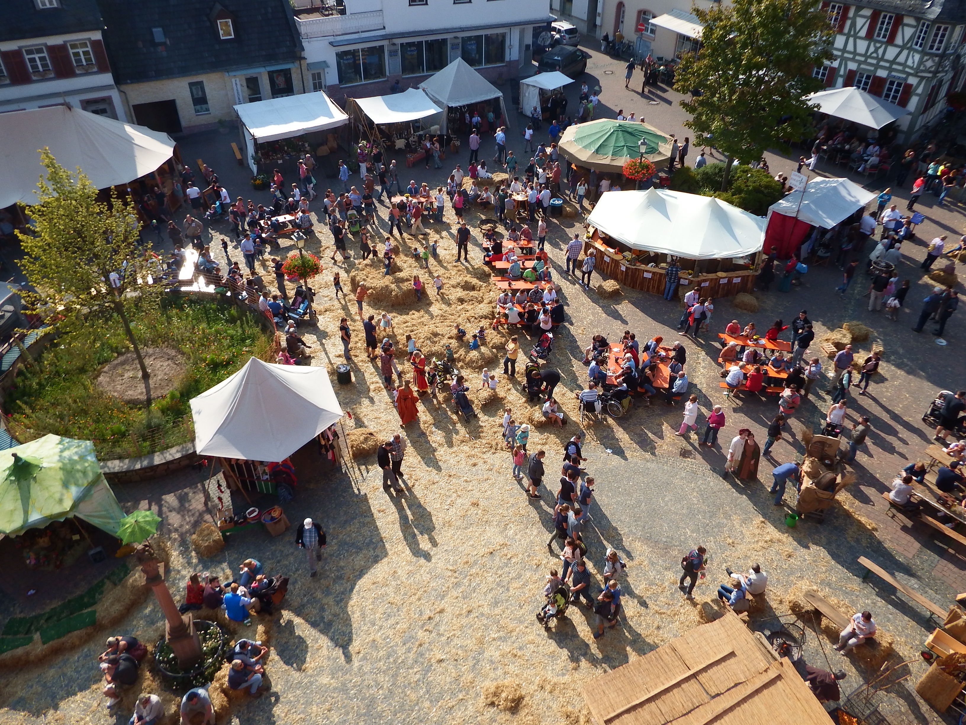 Stadtspektakel von oben