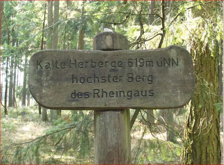 Schild der Kalten Herberge