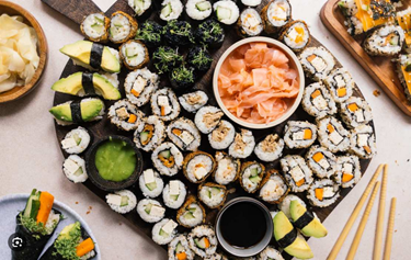 Großer Sushsi Teller