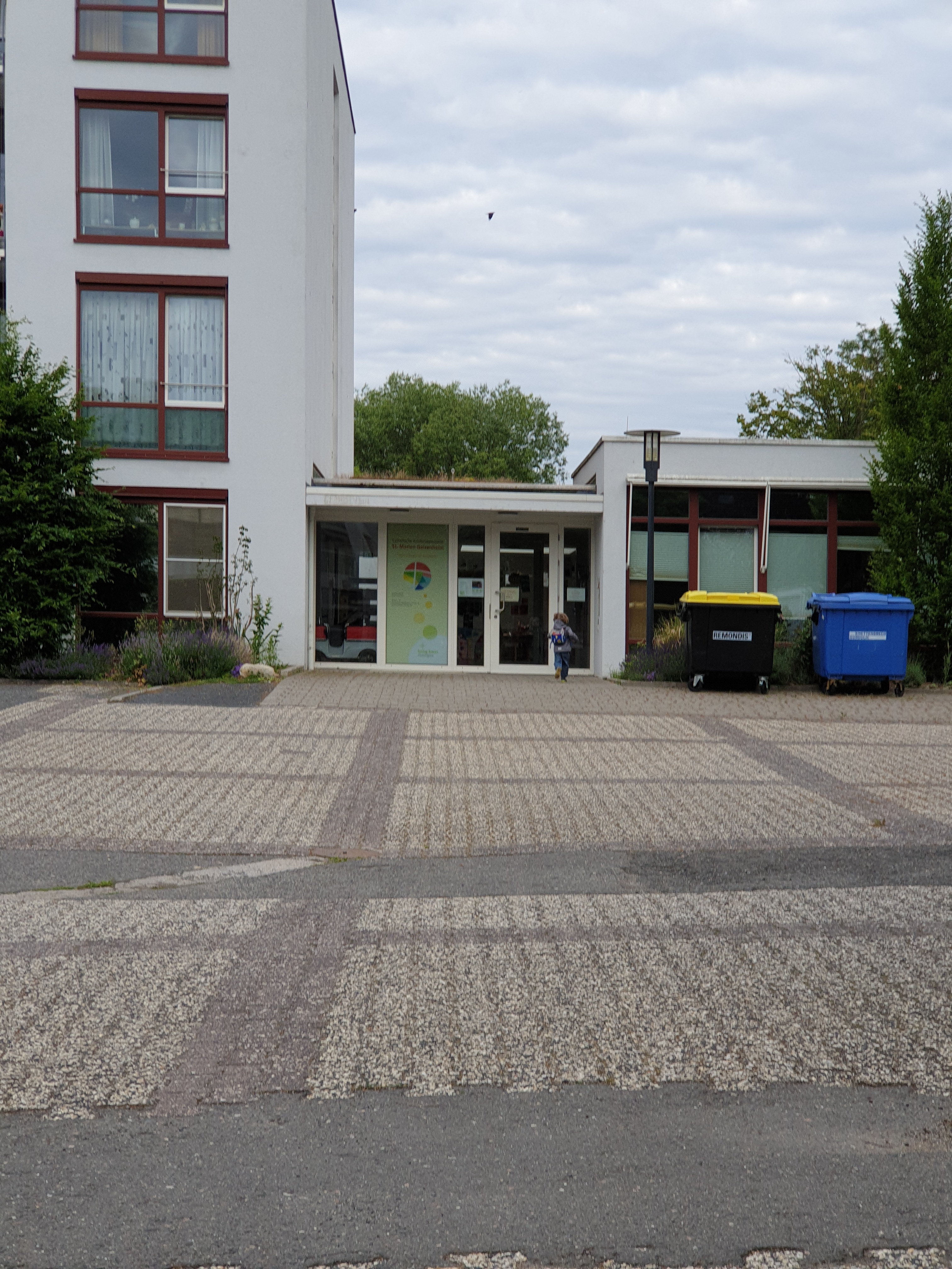 Gebäudeeingang der Kita St. Marien