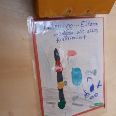 "Erziehung, Eltern zeigen, wie alles funktioniert"