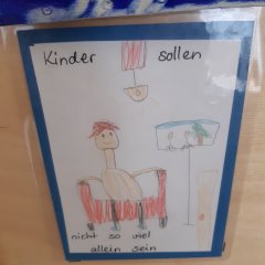 "Kinder sollen nicht so viel alleine sein"