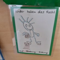 "Kinder haben das Recht auf Förderung und Bildung"