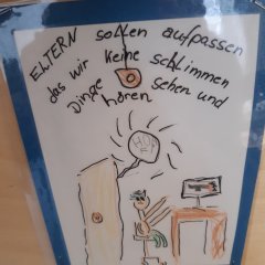 "Eltern sollten aufpassen, dass wir keine schlimmen Dinge sehen und hören.
