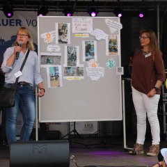 ASB Kita stellt ihr Projekt auf der Bühne vor