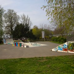 Skaterplatz mit Rampen