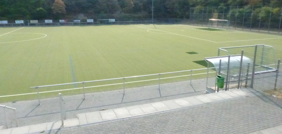 Kunstrasenplatz im Rheingaustadion