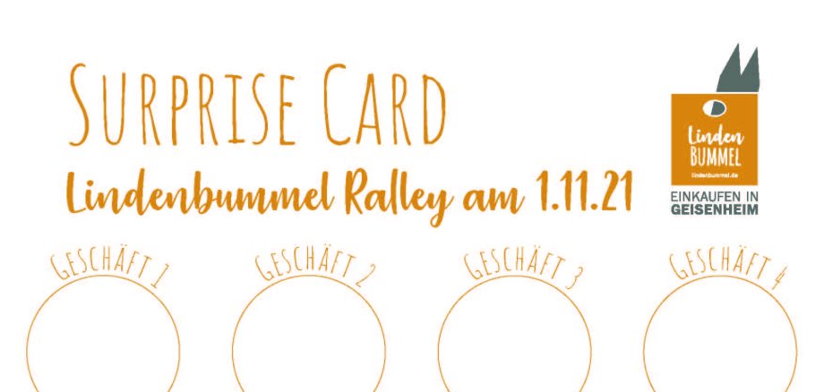 Stempelkarten Gewinnspiel Lindenbummel