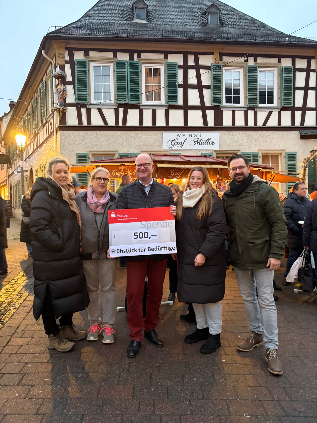 Spendenübergabe