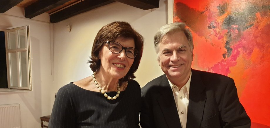 Maria Sofianska und Frank Günther im Kulturtreff "Die Scheune"