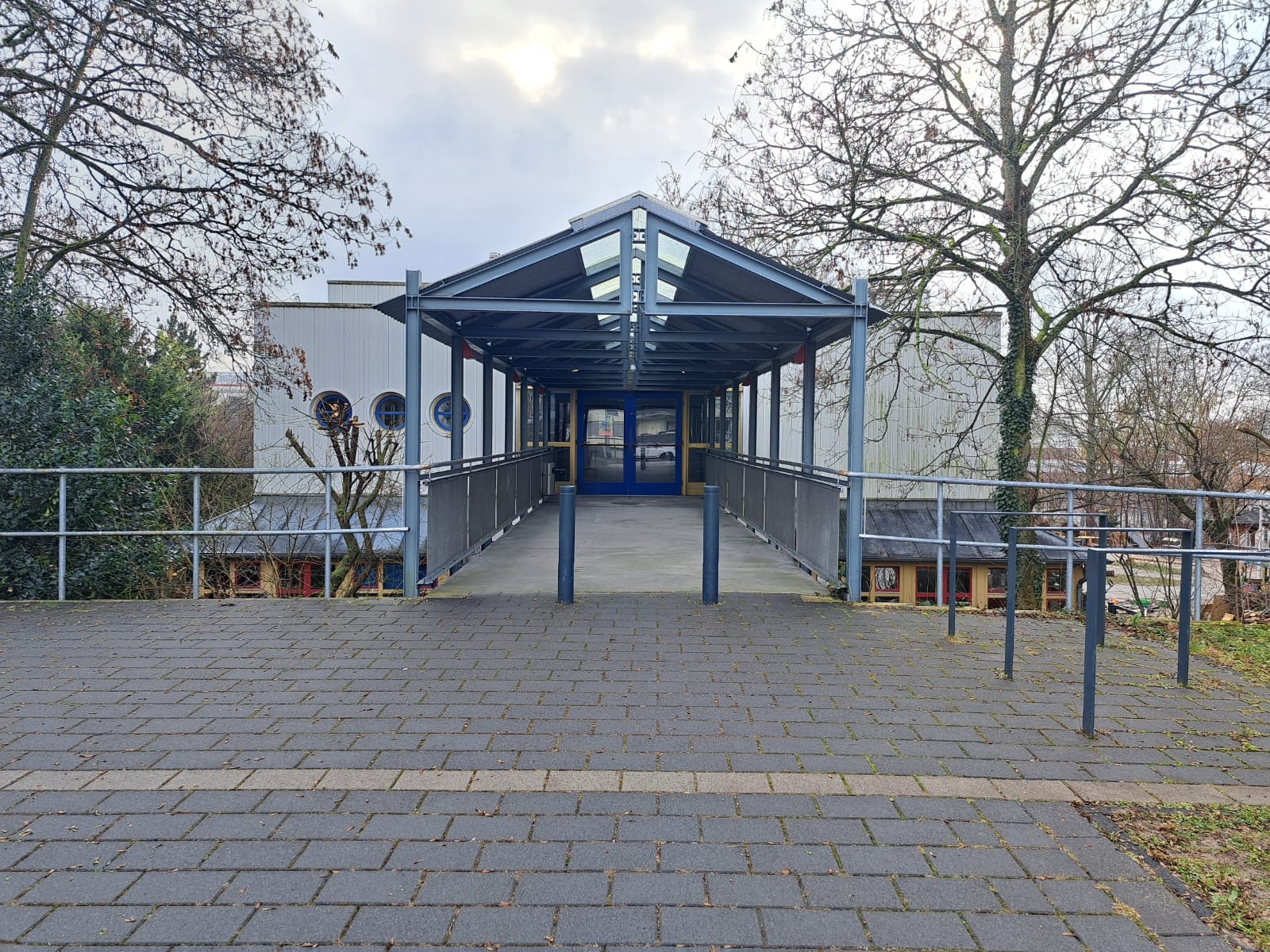 Eingang evangelisches Gemeindehaus