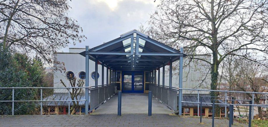 Eingang evangelisches Gemeindehaus