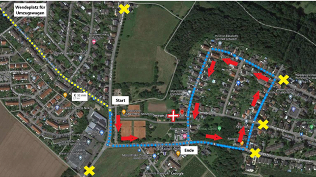 Straßensperrungen Marienthal