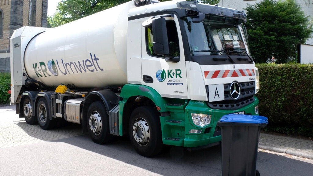 Wagen, der Müllabfuhr 