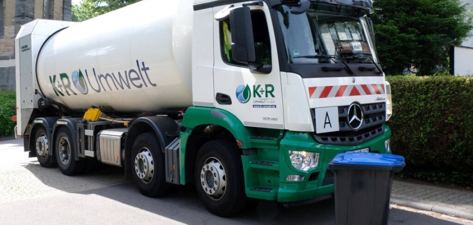 Wagen, der Müllabfuhr 