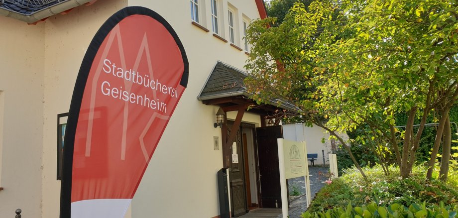 Eingang Stadtbücherei Geisenheim