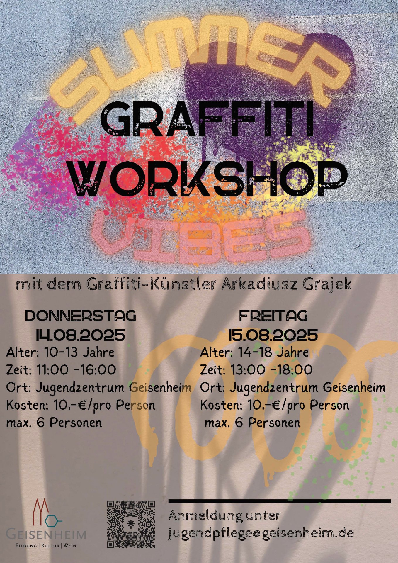Flyer "Graffiti Workshop"