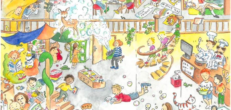 Frau liest Buch am Strand