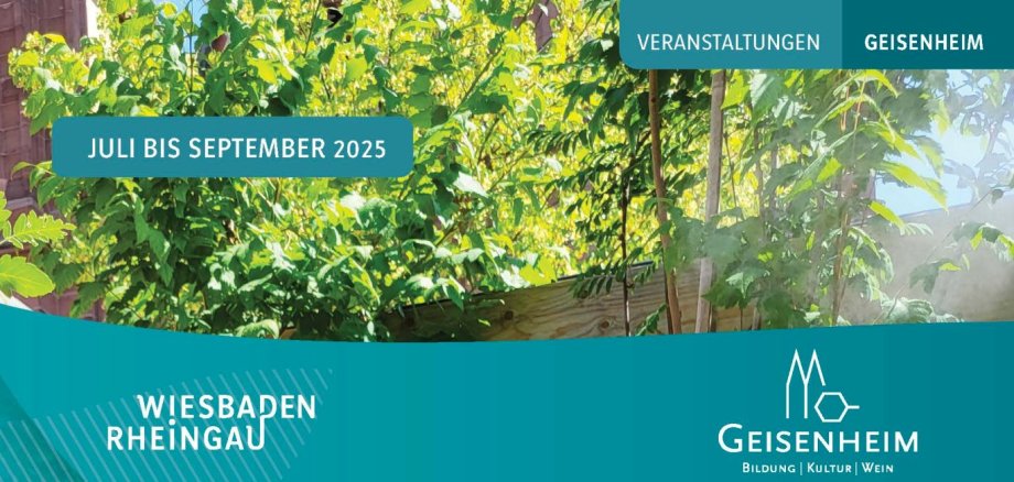 Veranstaltungskalender Juli bis September