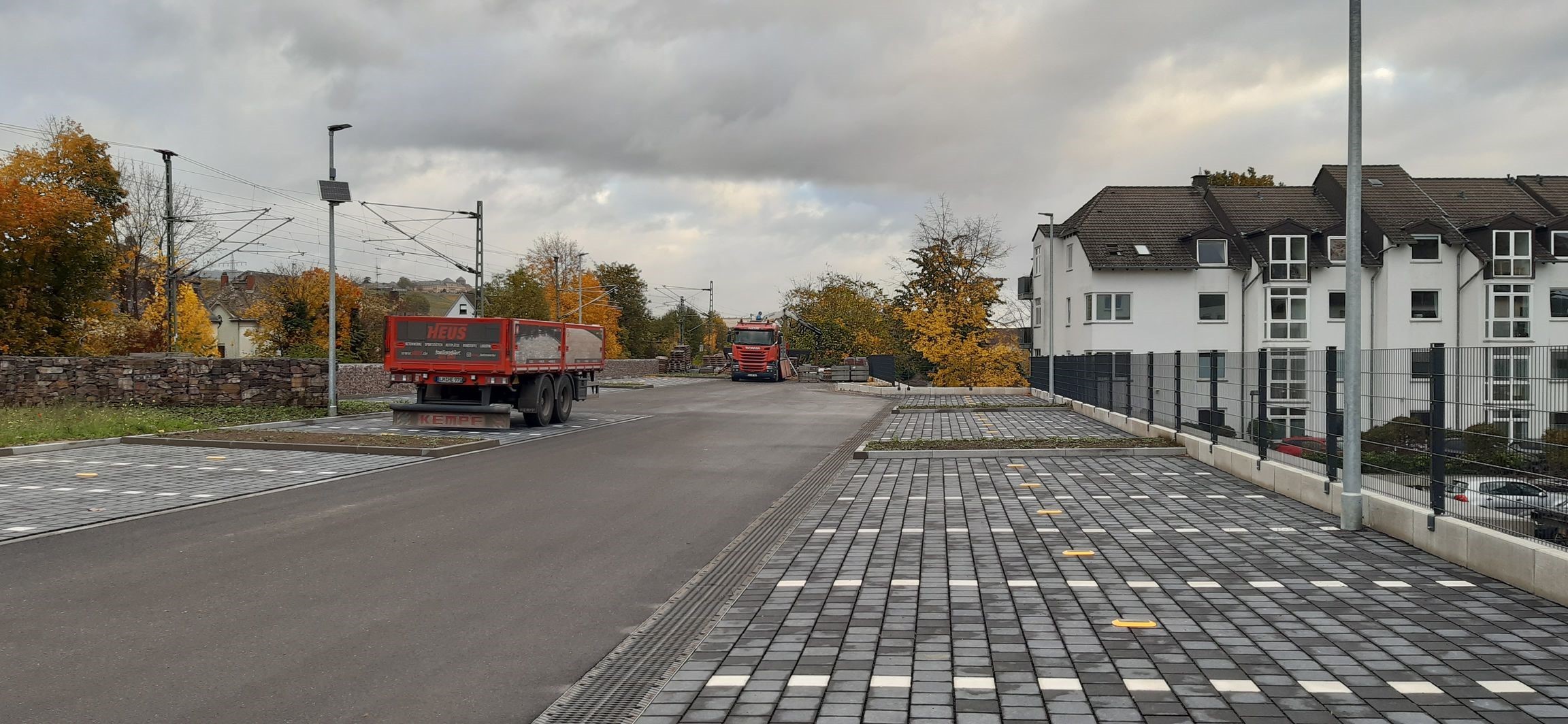 Park und Ride Parkplatz am Bahnhof Geisenheim