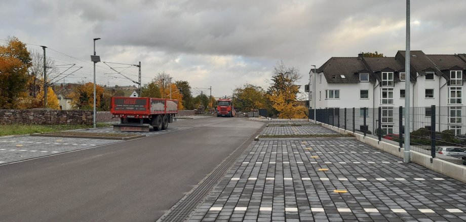Park und Ride Parkplatz am Bahnhof Geisenheim