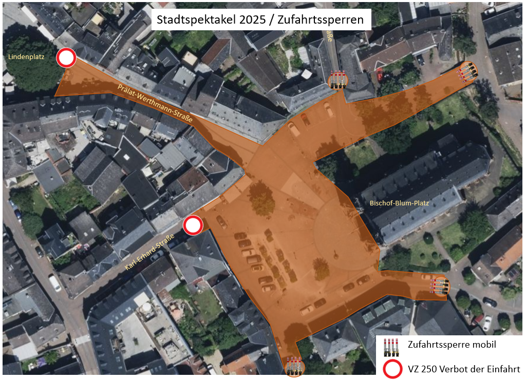 Sperrungen Stadtspektakel