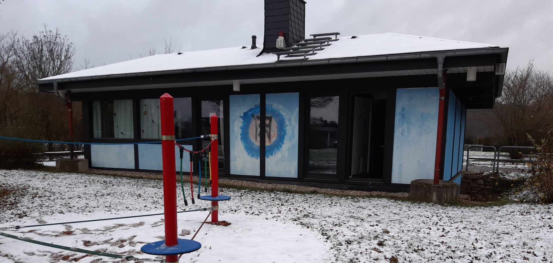 Jugendzentrum im Winter