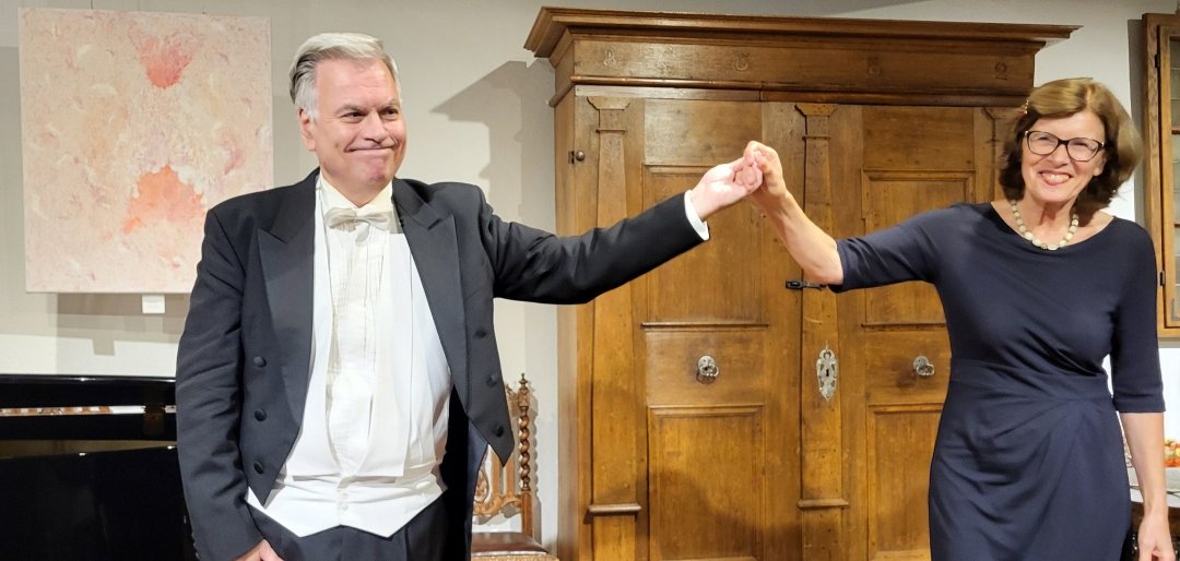 Maria Sofianska und Frank Günther im Kulturtreff "Die Scheune"