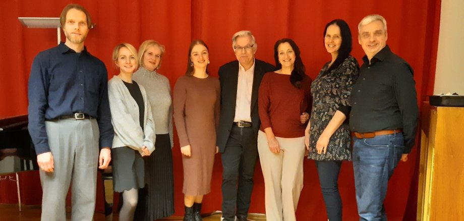 Maria Sofianska und Frank Günther im Kulturtreff "Die Scheune"