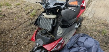 kaputter Motorroller