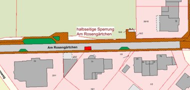 Plan Abschnitt Rosengärtchen
