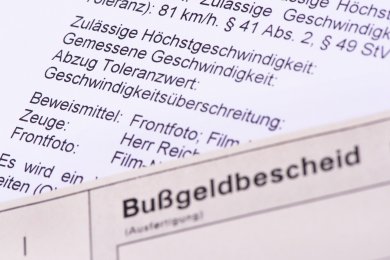 Bußgeldbescheid von der Polizei Bußgeldbescheid von der Polizei