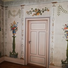 historische Tapete im Tapetenzimmer