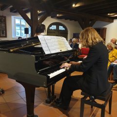Maria Sofianska am Flügel
