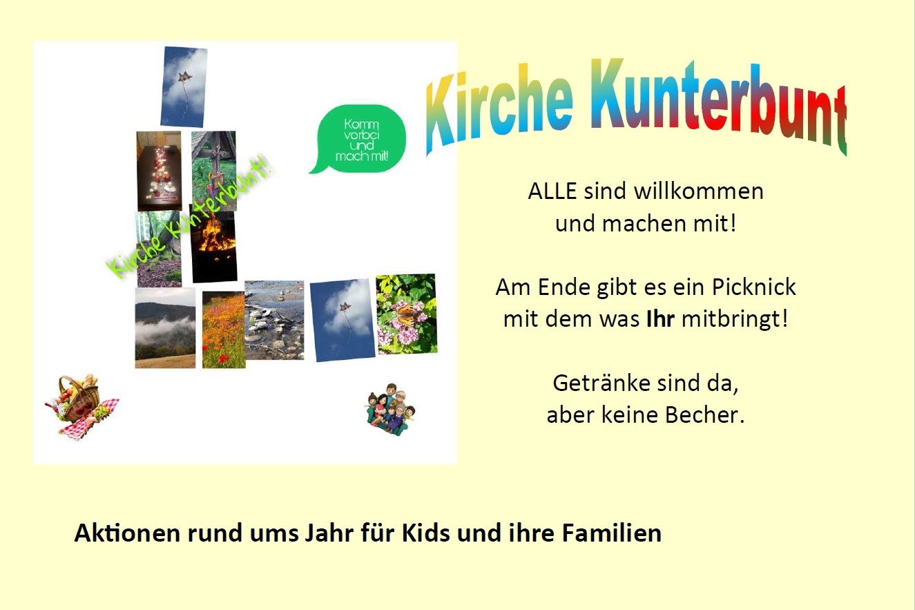 Flyer Kirche Kunterbunt