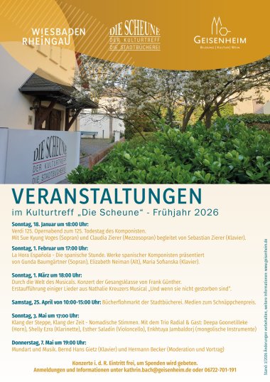 Flyer Scheune Frühjahr 2026
