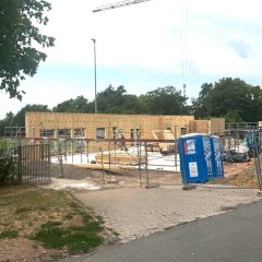 Baustelle im Juli 2026