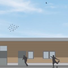 Visualisierung Neubau Vereinsheim