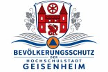 Schild Durchgang verboten Hochwasser